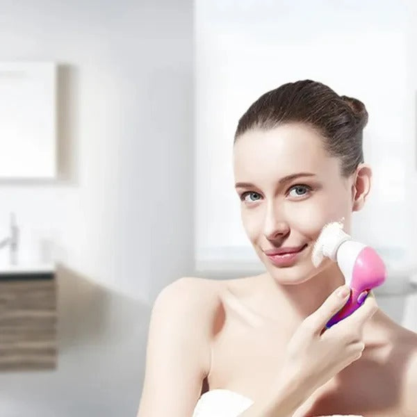 5-in-1 Waterproof Facial Cleansing Brush