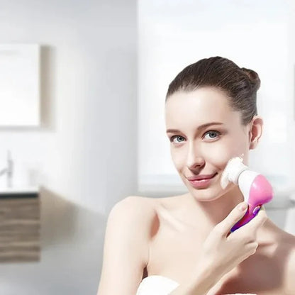 5-in-1 Waterproof Facial Cleansing Brush