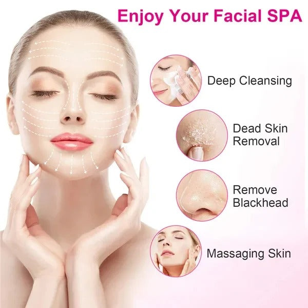 5-in-1 Waterproof Facial Cleansing Brush